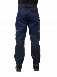 Брюки сварщика Brodeks FS38-01, т.синий/черный 