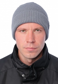 Шапка Brodeks Regular Fleece Warming серый