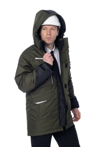 Зимняя куртка-парка Brodeks KW215, хаки 