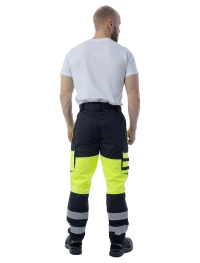 Сигнальные брюки Brodeks KS309, желтый/черный 