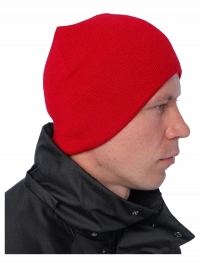 Шапка Brodeks Light Bicolor красный/черный