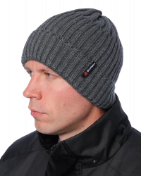 Шапка Brodeks Regular Fleece Lining т.серый