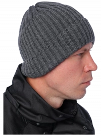 Шапка Brodeks Regular Fleece Lining т.серый