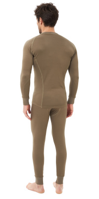 Термобельё в комплекте (фуфайка, кальсоны) EcoDry RealMan хаки (В КОРОБКЕ)