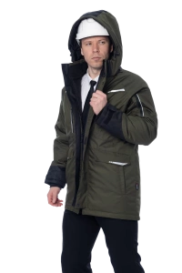 Зимняя куртка-парка Brodeks KW215, хаки 