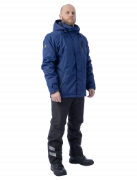 Зимняя куртка Brodeks KW210, темно-синий 