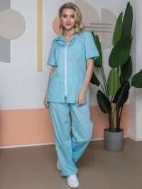 Костюм женский Бьютис NEW (тк.ТиСи), св.бирюзовый