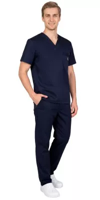 Костюм СИРИУС-ИНТЕРН-2 мужской, куртка, брюки, тёмно-синий