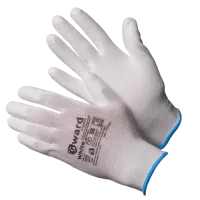 Перчатки Gward нейлоновые с полиуретановым покрытием, белый, PU1001